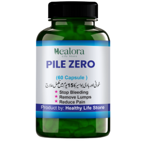 Healora Life Store Pile Zero Zebiles – Hemorrhoid Care Support Capsules (60 Capsules)